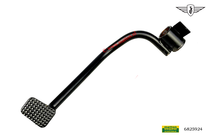 6825924 Rempedaal smal Zundapp 540 zwart kaal